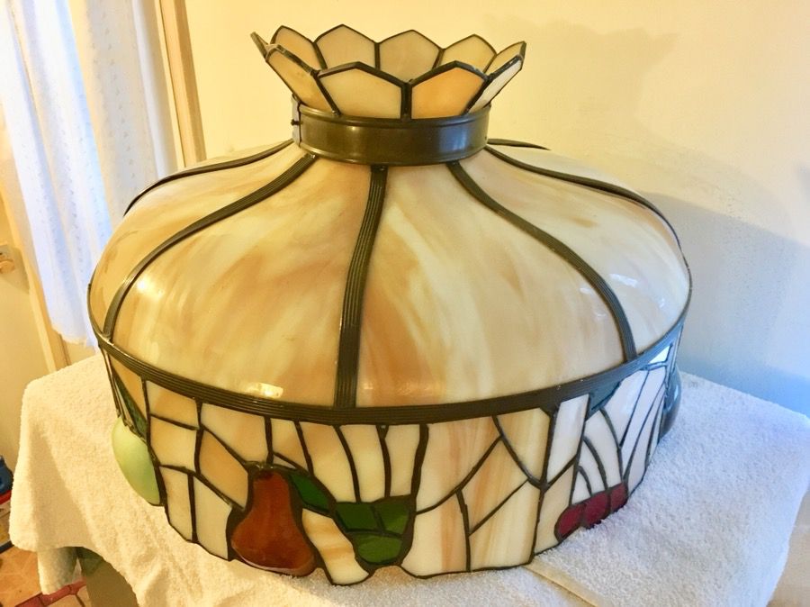 Beautiful Vintage Tiffany Style Ceiling Lamp Shade
