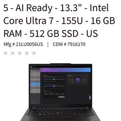 Lenovo X13 Gen 5 Intel Ultra 7 155U /16/512