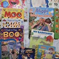 Approximately 20 kids books for $7