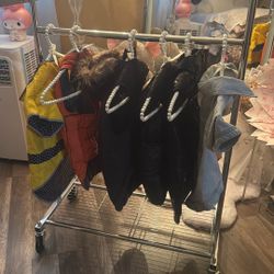 6 Jackets And 1 Raing No Baby Coat Nice lots of clothes for your furry baby