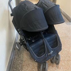 City mini baby jogger double stroller