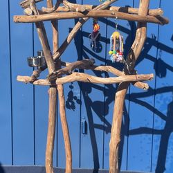 Monster Macaw - Cockatoo Perch Tree !! Big N Thick And Looks Great, Breeder Direct Wholesale Prices ! 