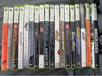 18 Xbox 360 games