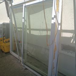 Double Glass Sliding Door Size 93 And A Half By 78 And A Half Screen Protector Included Retrofit 
