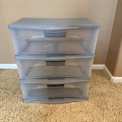 3 Drawer Storage Bin