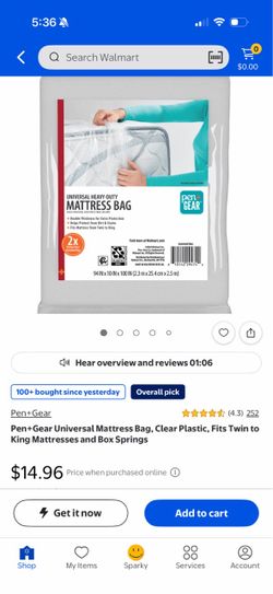 Pen+Gear Universal Heavy-Duty Mattress Bag