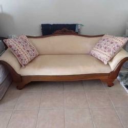 Couch, Vintage Suede, Light Tan