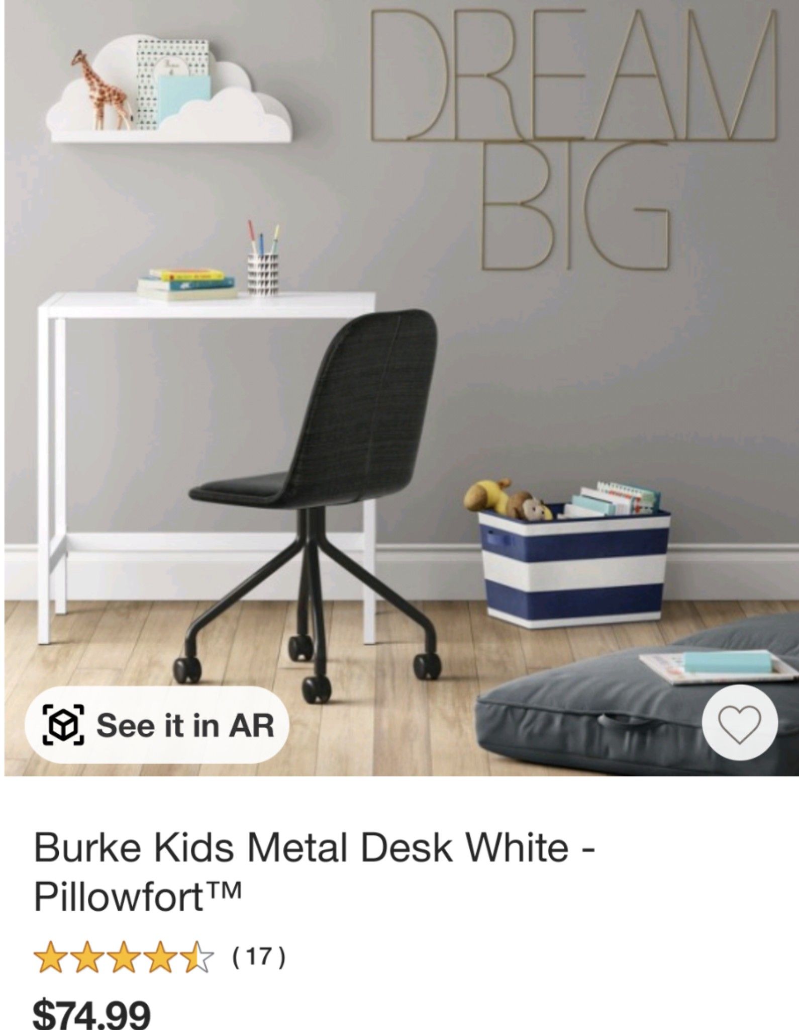 ✨BRAND NEW IN BOX Kids Metal Desk✨