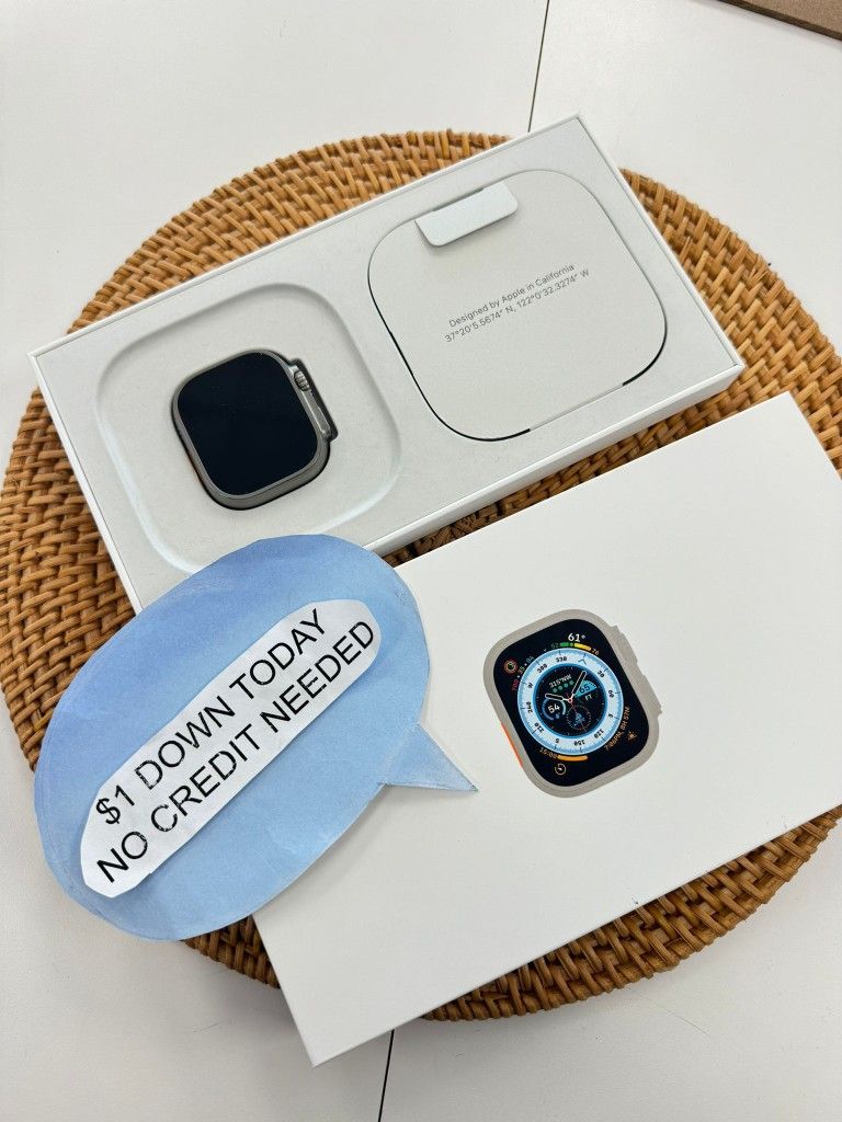 Apple Watch Ultra 1 Smartwatch - Pay $1 DOWN AVAILABLE - NO CREDIT NEEDED