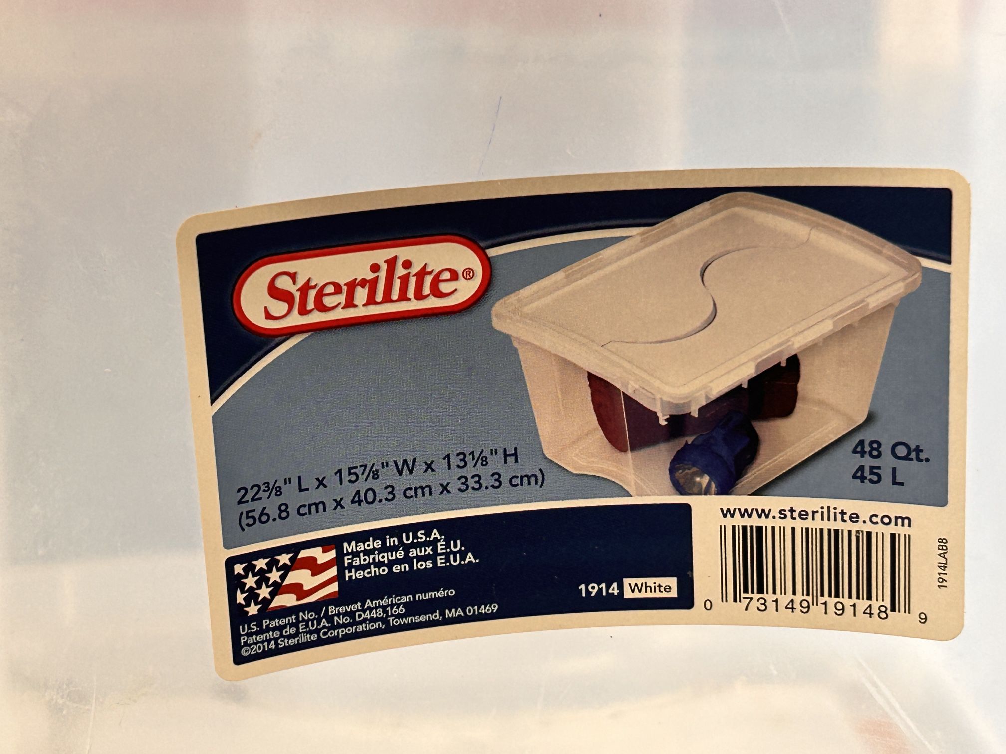Sterilite 70 Qt Plastic Storage Tub With Latch Lid for Sale in Peru, IN -  OfferUp