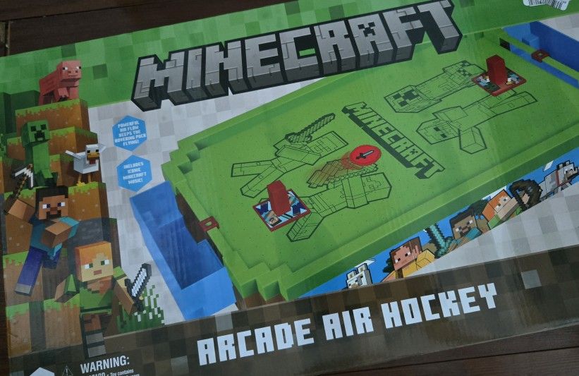 New! Minecraft Arcade Air Hockey