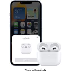 Apple 3rd Generation AirPods With Lightning Charging Case - White