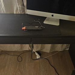 Black desk