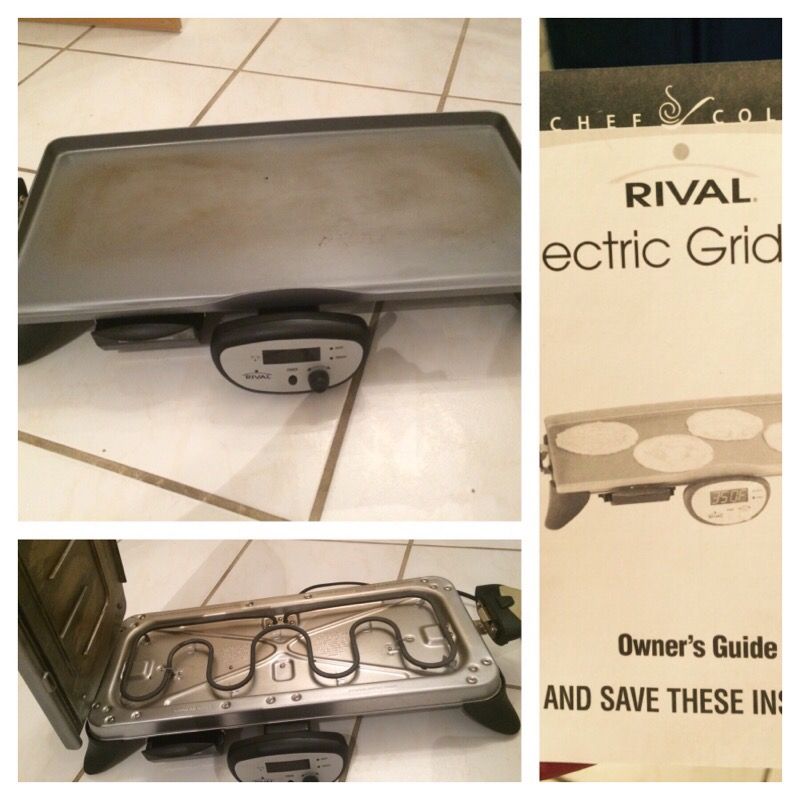 Rival electric griddle