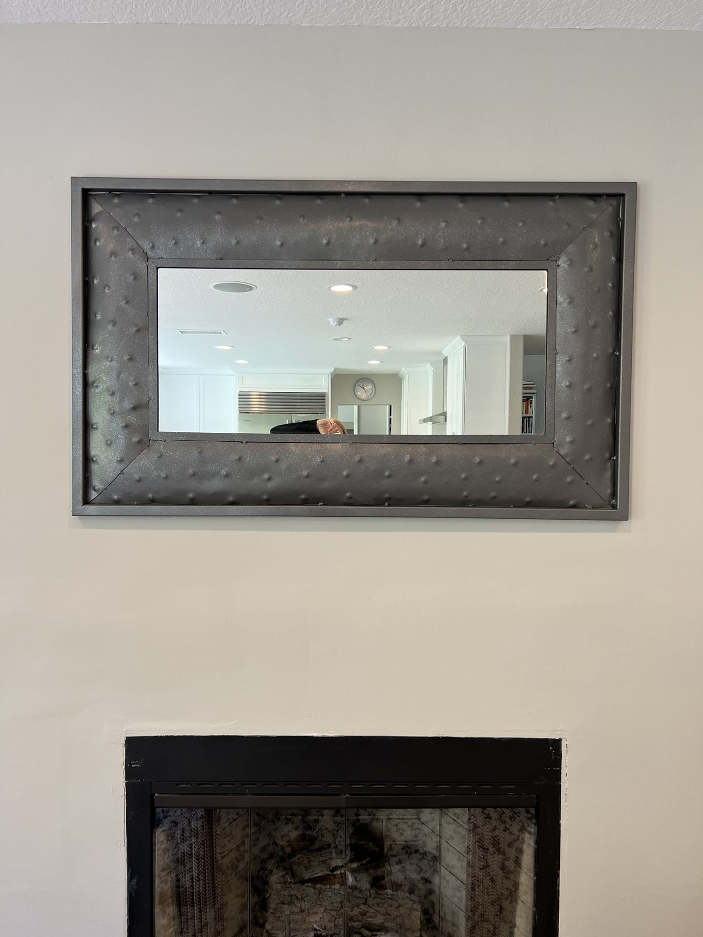 Large Metal Mirror 30x50