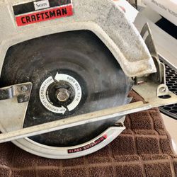 Vintage  Sears Craftman 71/4””Circular Saw 