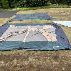 4 PERSON “White stag” Tent With Large Exterior rainfly