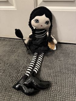 Brand New Wednesday Adam’s Inspired 21” Plush Doll, Halloween Or Everyday Decor . Click on photos to enlarge.