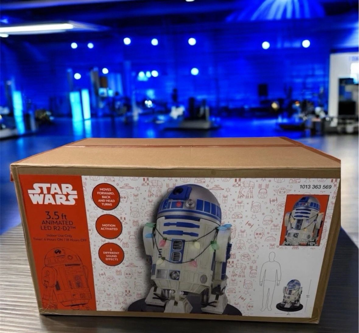 Star Wars 3.5ft Animated LED R2-D2 BRAND NEW SEALED