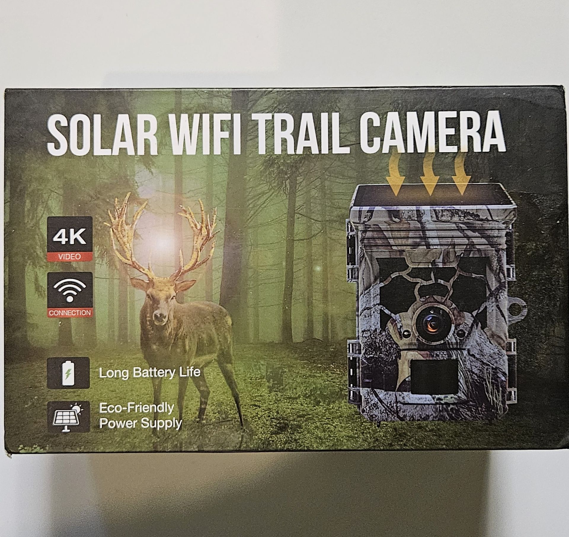 Solar wifi trail camera