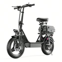 Electric Scooter with Seat and Storage