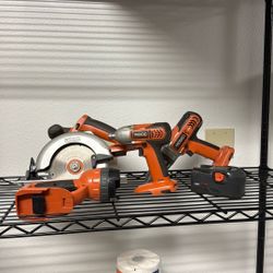 Ridgid 18v Set Battery Included 