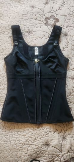 Black Waist Trainer Corset Vest