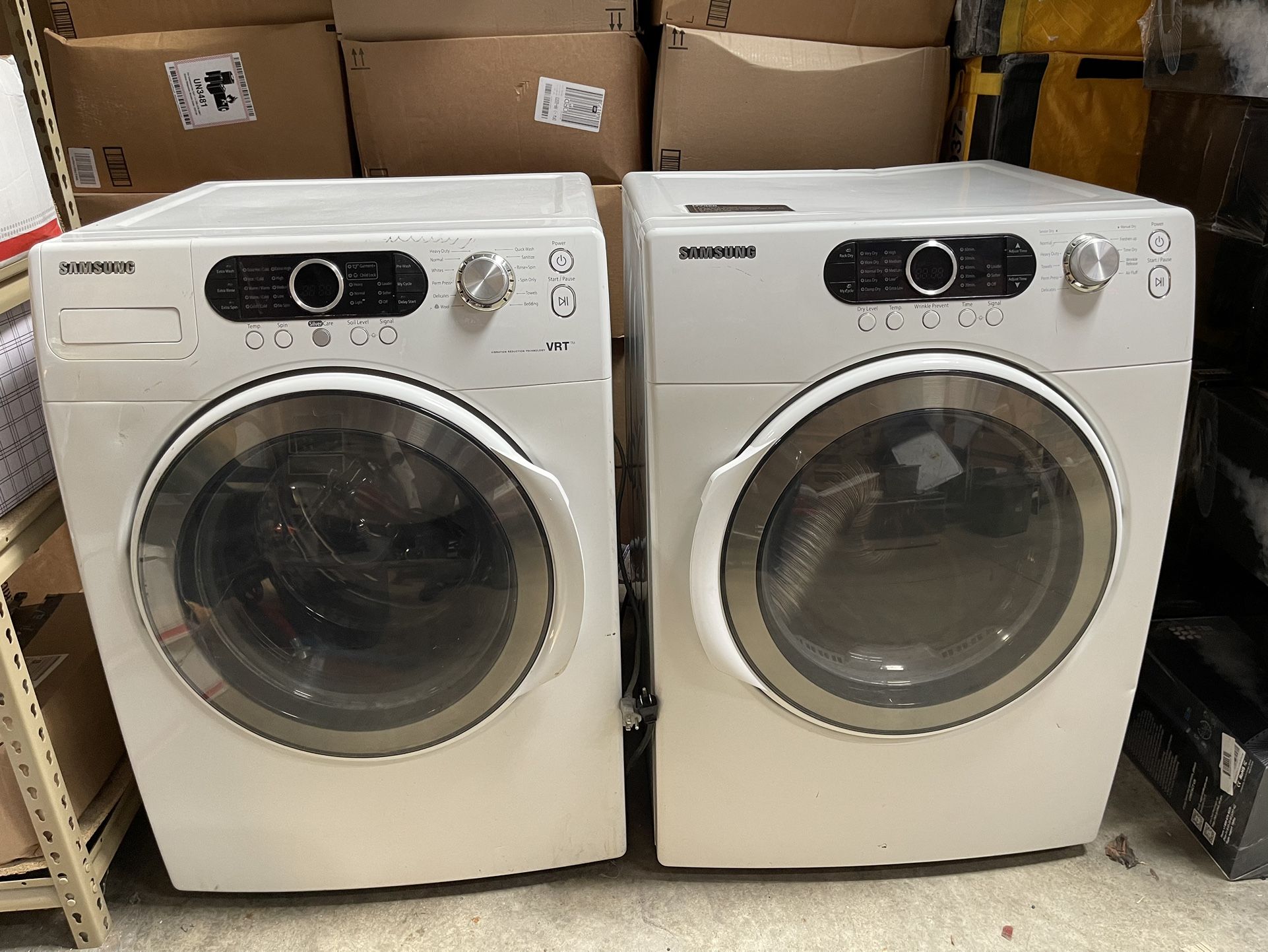 Samsung Washer and Electric Dryer Set of 2, Working Conditions