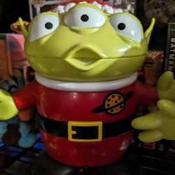 AP Disney Parks Holiday Alien Popcorn Bucket (New)