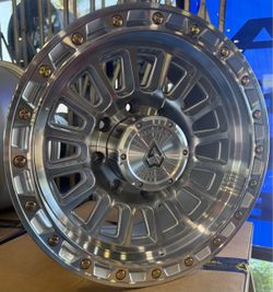 Arena Podium Gloss Silver Machine 17x9 8x170 +0 Offset Wheels ( Set of 4 ) 🔥🔥🔥