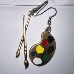 Painting Palette Earrings 