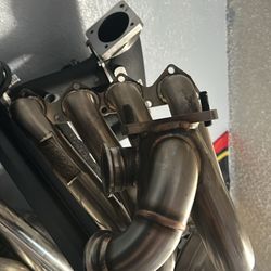 B series Twin scroll top mount manifold