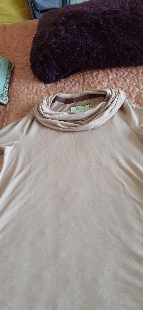 Mauve Cowl Neck Tunic 