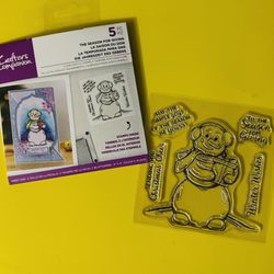Adorable 5pc Snowman Stamps