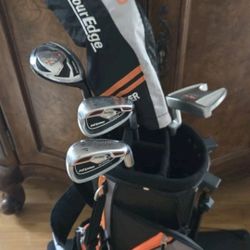 Tour Edge Hot Launch X Kids  Golf Club Set 5 Clubs+ Bag+Headcovers+3 New  Balls  RH