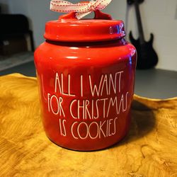 Rae Dunn Christmas Jar 