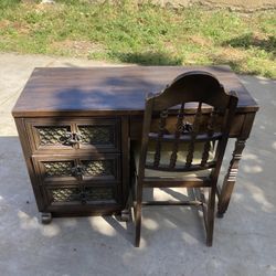 Beautiful Antique Desk Vanity Table 
