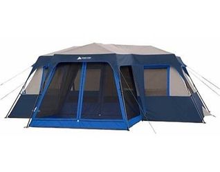 Ozark Trail 18' x 16' 12-Person 3-Room Instant Cabin Tent with Screen