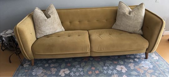 MCM Mustard Couch