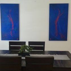 Handmade Relief Painting "Symmetry In Motion"