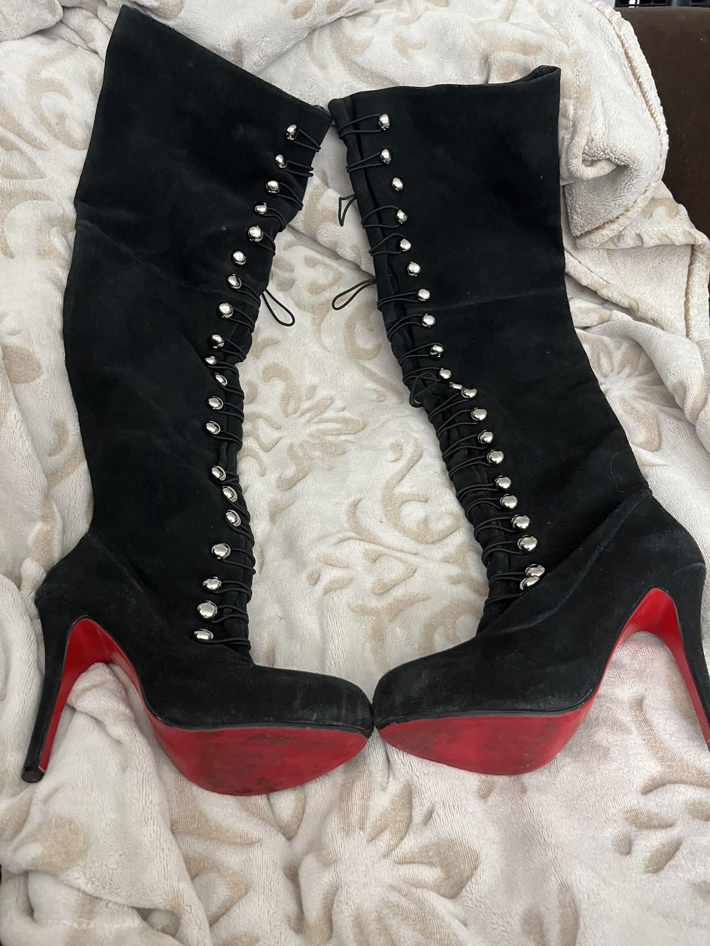 Christian Louboutin Black Boots