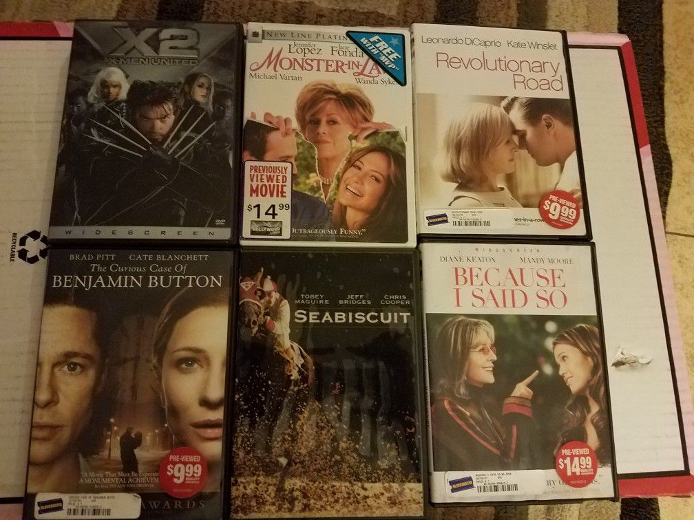 Used $2.00 dvd movies