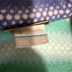Columbia Fleece Jacket Girls Small Size.