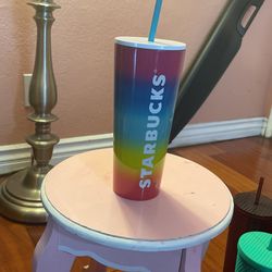Starbucks Mexico Rainbow Stainless Steel Cup 