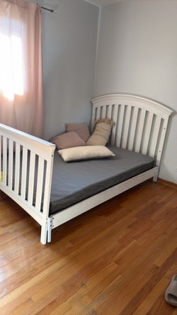 White full size Bed Frame