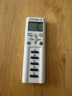 iClicker 2 - Tested, Batteries Included