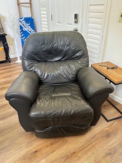 Faux Leather Recliner