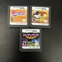 Backyard Basketball & Bejeweled Twist & Kung Fu Panda 2 Nintendo DS