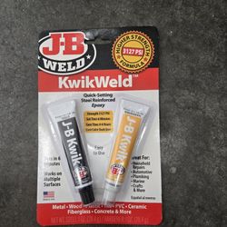 8276 KwikWeld Quick Setting Steel Reinforced Epoxy - Dark Grey 2 oz