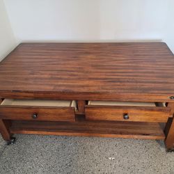 Matching Coffee Table And Side Table $100